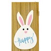 National Tree Company 43" Easter Bunny Sign Porch Decoration, Wood Construction, Easter Collection - 3 of 4