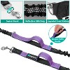 PetAmi Premium Hands Free Dog Leash for 2 Dogs, Adjustable Waist Belt Fanny Pack Dual Bungee for Dog Walking Running Hiking Jogging Biking - 4 of 4