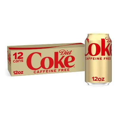 Diet Coke Caffeine Free Soda - 12pk/12 fl oz Cans: Sugar-Free