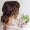 Unique Bargains Women's Fashion Elegant Flowers Hair Scrunchies 1 Pc - 2 of 3