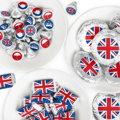 Big Dot of Happiness Cheerio, London - British UK Party Candy Favor Sticker Kit - 304 Pieces