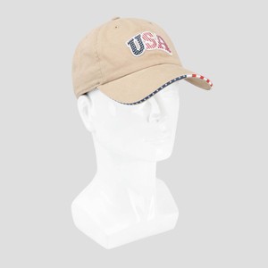 Wemco Men's USA Baseball Hat - Tan - 1 of 4