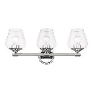 Livex Lighting Willow 3 - Light Vanity in  Polished Chrome - 1 of 4