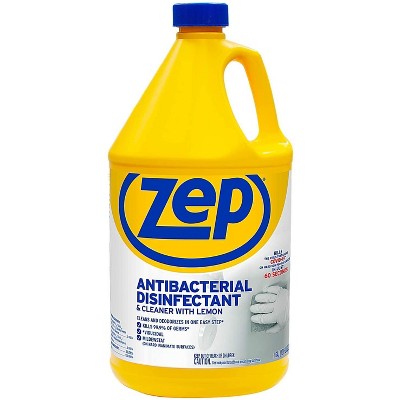 ZEP Antibacterial Disinfectant Cleaner with Lemon - 1 Gallon