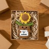 Pavilion Gift Company - Sunflower - Crocheted Mini - Stuffed Animals - 4 of 4