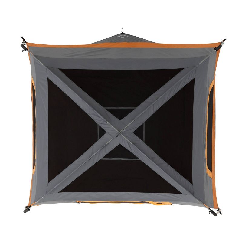 Core Equipment 4 Person Straight Wall Tent - Orange, 4 of 10