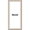 PosterPalooza | Panoramic Contemporary Silver Frame - UV Acrylic, Foam Board Backing, Hanging Hardware - 2 of 4