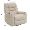 NicBex Chenille Lift Recliner Chair,Massage Chairs with Massage and Heating,Modern Living Room Chair,Reclining Chairs for Living Room - 3 of 4