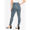 Jessica London Women's Plus Size Everyday Stretch Cotton Legging - 3 of 4
