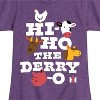 Girls' - Case IH - Hi Ho the Derry O Fitted Short Sleeve Graphic T-Shirt - 2 of 4