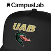 Gender Neutral Official University of Alabama at Birmingham Primary Logo Foam Snapback Trucker Hat - for Men and Women Black Black One Size - 4 of 4