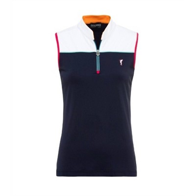 Women's WO'S VIBRANT SHORT SLEEVELESS TROYER - GOLFINO