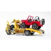Bruder MB Sprinter Flatbed Truck, Cross Country Vehicle, with Light & Sound Module - 3 of 4