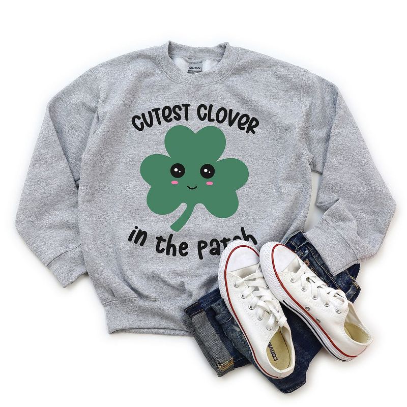 The Juniper Shop Cutest Clover Youth Graphic Sweatshirt, 2 of 3