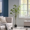 COWLOWN 59.1-inch Artificial Pieris Tree, Realistic Faux Potted Plant with Leaves for Home & Office Decor - 3 of 4