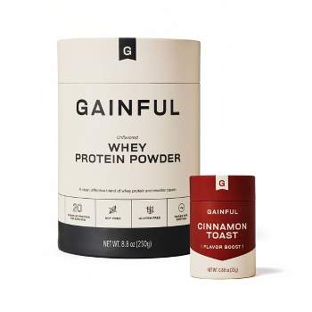 Gainful Whey Protein Powder with Cinnamon Toast Bundle - 10 servings