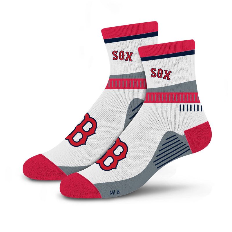 MLB Boston Red Sox Large Quarter Socks, 2 of 5