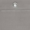 100% Waterproof Fabric Shower Curtain Liner Gray - Zenna Home: Mold-Resistant, Machine Washable, Grommet Top - 4 of 4