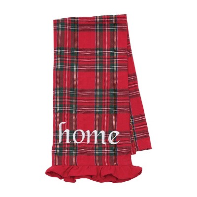 C&F Home Arlington Home Plaid Cotton Woven Kitchen Towel