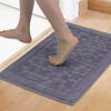 REGALWOVEN Reversible Cotton Washable Thick Soft Water Absorbent Quick Dry Lightweight Bathroom Mats 18" x 30" - 2 of 4