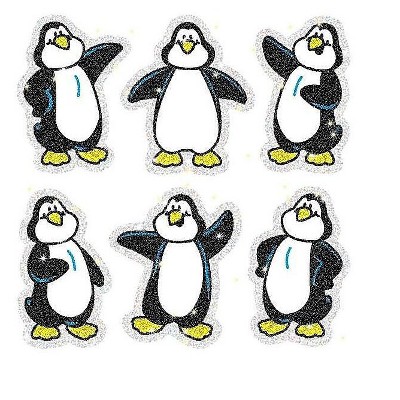 CARSON-DELLOSA Penguins Dazzle Stickers 2915