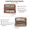Ladies' clutch bag with anti-theft wrist strap,leather wallet,large-capacity credit card holder,handle-style carry strap - 2 of 4