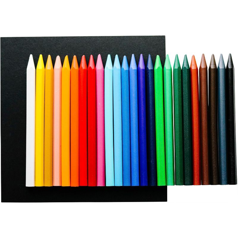 Factis Crayon Set, Assorted Colors, Set of 24, 2 of 6