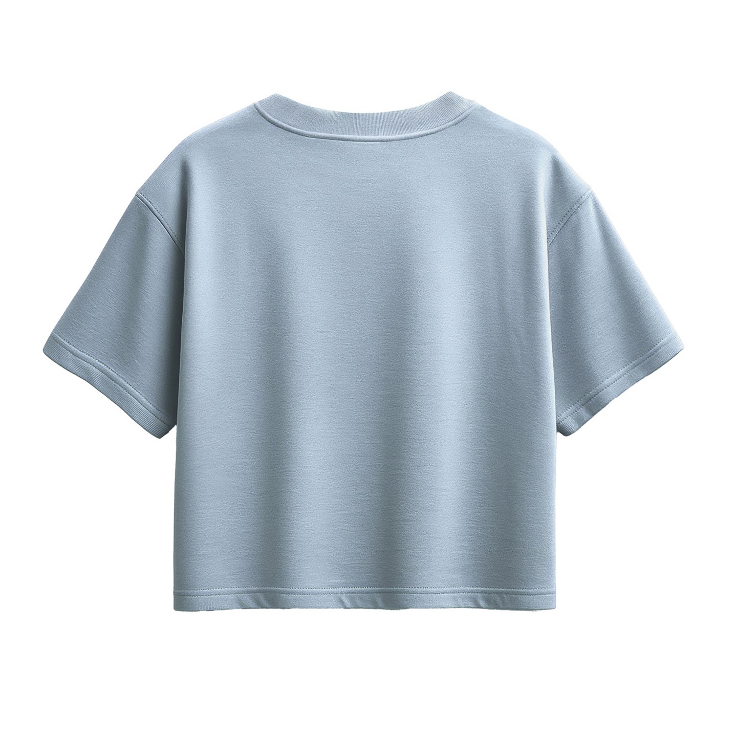Футболка Instant Message Flower USA Flag Short Sleeve Boxy Graphic T-Shirt - Chambray Blue для девочек, цвет: Синий — фото 3