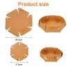 Unique Bargains PU Leather Foldable Jewelry Organizing Storage Trays 2 Pcs - 2 of 4