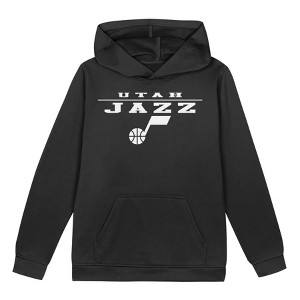 NBA Utah Jazz Boys' Poly Hooded Sweatshirt - 1 of 1