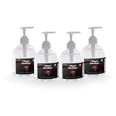 NFL Tampa Bay Buccaneers 16oz Pump Top Hand Sanitizer - 4pk