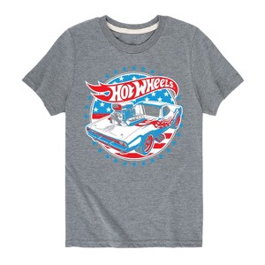 Boys' - Hot Wheels - All American Kid Short Sleeve Graphic T-Shirt - 1 of 4