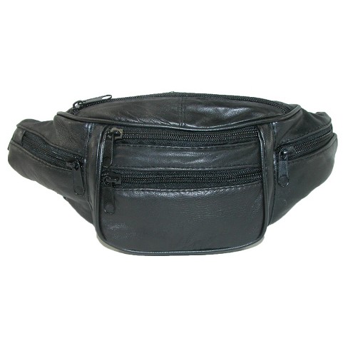 Ctm Leather 6 Pocket Fanny Waist Pack : Target