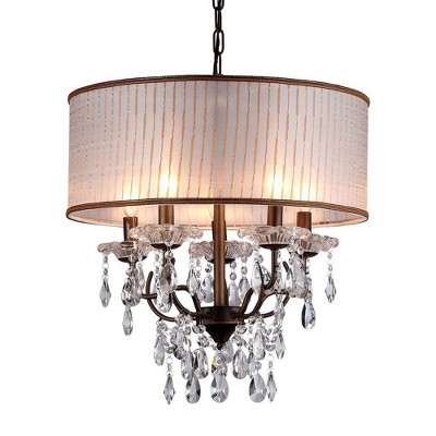 20" x 20" x 18" Scott Chandelier Brown - Warehouse of Tiffany