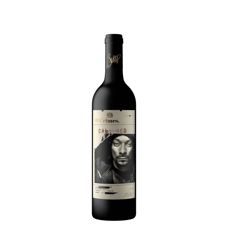 19 Crimes Snoop Cali Red Blend Wine - 750ml Bottle, 1 of 9