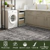 Washable Area Rugs Non-Slip Vintage Rugs for Living Room, Low Pile Stain-Resistant Distressed Oriental Carpet, Foldable Floral Print Floor Covering - 2 of 4