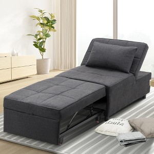 Ainfox 3 in 1 Folding Armless Sofa Bed - 1 of 4