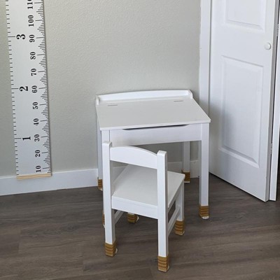  Melissa & Doug Wooden Lift-Top Desk & Chair - White : Home &  Kitchen
