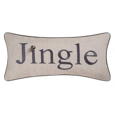 C&F Home 10" x 19" Jingle Embroidered Pillow