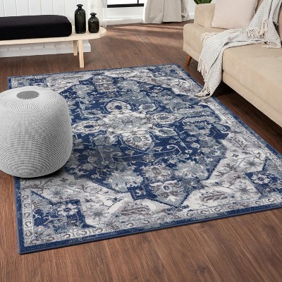 Luxe Weavers Vintage Medallion Boho Indoor Area Rug