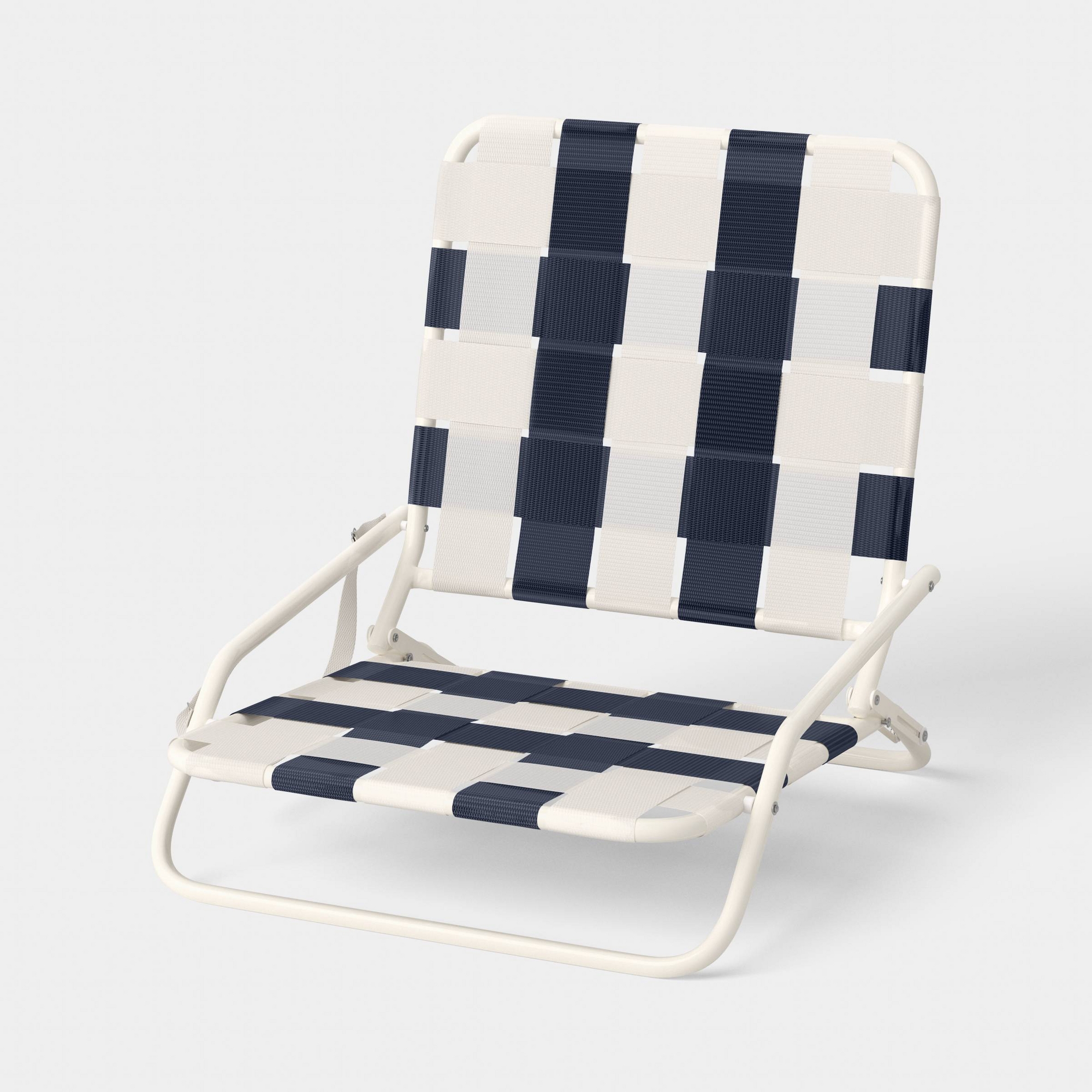 Webstrap Beach Sand Chair Navy Blue - Room Essentials™