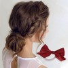 Unique Bargains Women's Fashion Cute Bow Hair Ropes Red 10 Pcs - 2 of 3