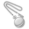 Black Bow Jewelry Swingtime Chrome-finish, Brass Mechanical Pocket Watch - 4 of 4