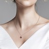 EVERLY JEWELRY | Sterling Silver Pendant with Created Gemstone – Multiple Stone Options - 4 of 4