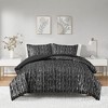 3Pcs Duvet Set, Modern Bedding Set, Microfiber Bed Comforter - 2 of 4