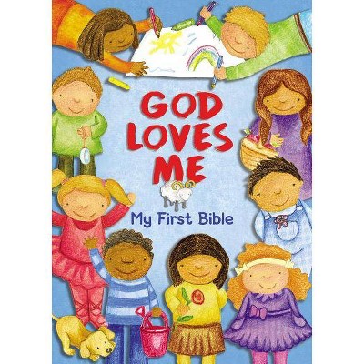 God Loves Me, My First Bible - by  Susan Elizabeth Beck (Board Book)