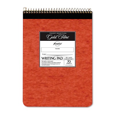 Ampad Gold Fibre Retro Wirebound Writing Pad Legal 8 1/2 x 11 3/4 Ivory 70 Sheets 20008R