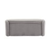NicBex Modern 44.1" Storage Bench Corduroy Upholstered Accent Stool with Cushioned Top for Entryway and Living Room - 4 of 4