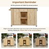 YOOCOZZ  Outdoor Kitchen Island with Fir Wood and Stainless Steel - 4 of 4