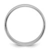 Black Bow Jewelry 8mm 14K Yellow or White Gold Half Round Milgrain Standard Fit Band - 2 of 4